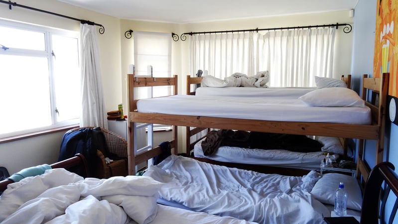AIFS-Freiwilligenarbeit-Südafrika-Unterkunft-Betten-Schlafzimmer-Mehrbettzimmer