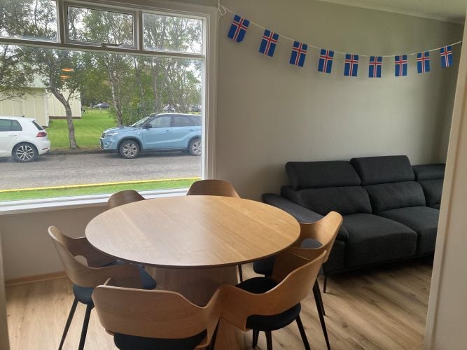 Wohnbereich in der Unterkunft beim Freiwilligenprojekt Organic Farming in Island mit AIFS