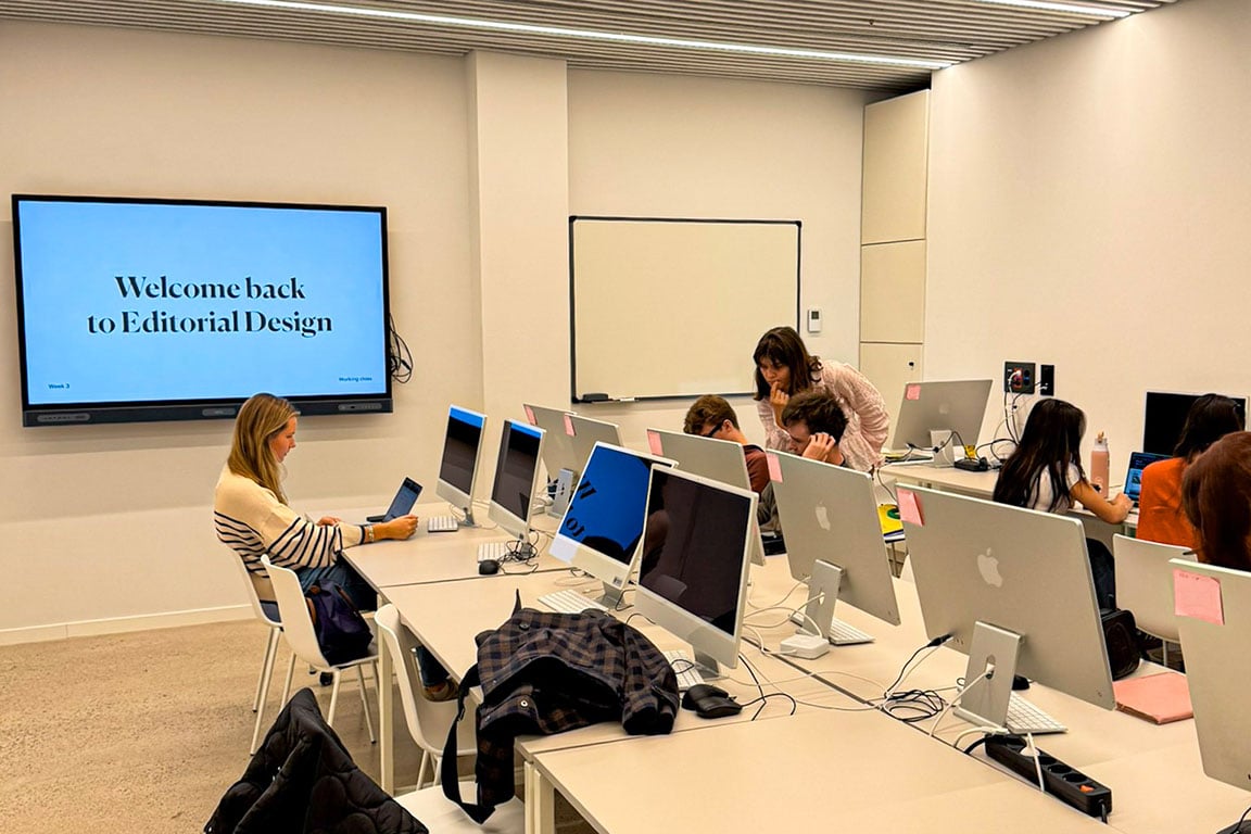 Studieren-in-Spanien-LCI Barcelona-Klassenzimmer-Unterricht