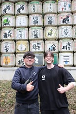 Zwei AIFS Teilnehmende bei den Orientation Days vom AIFS Winter Work Programm in Japan.