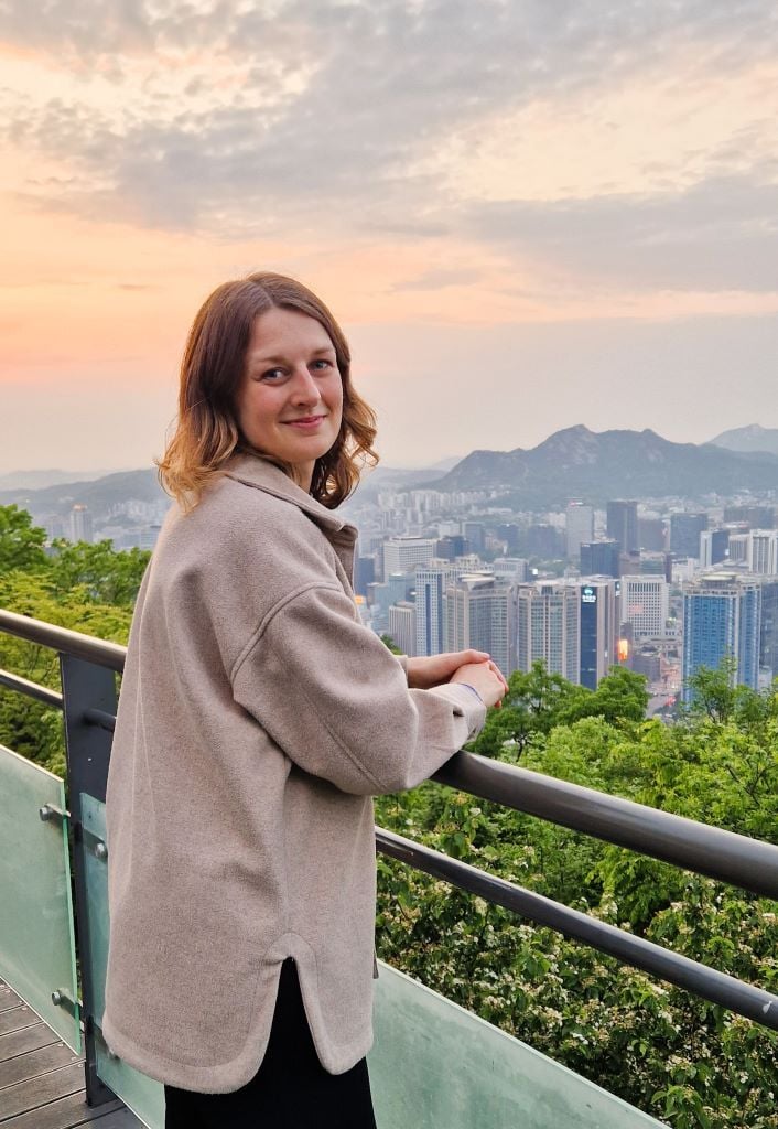 Ausblick vom Namsan Mountain beim Abenteuerurlaub in Südkorea mit AIFS