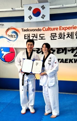 Taekwando Kurs beim Abenteuerurlaub in Südkorea mit AIFS