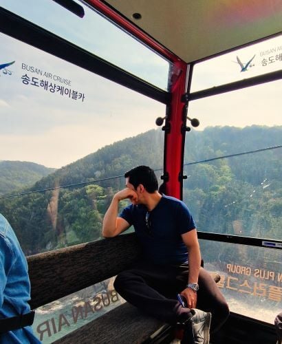Busan Cable Car beim Adventure Trip in Südkorea mit AIFS