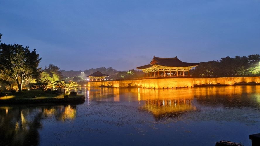 Tempel in Gyeongju bei der Abenteuerreise in Südkorea mit AIFS
