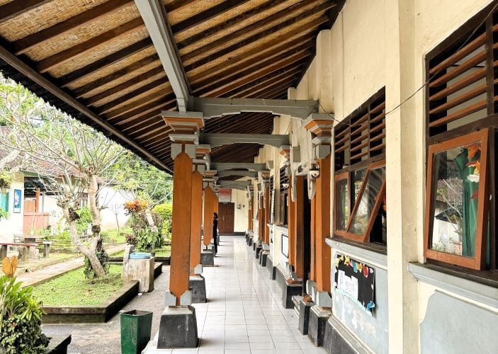 Schulgebäude beim Freiwilligenprojekt Teaching in Bali mit AIFS