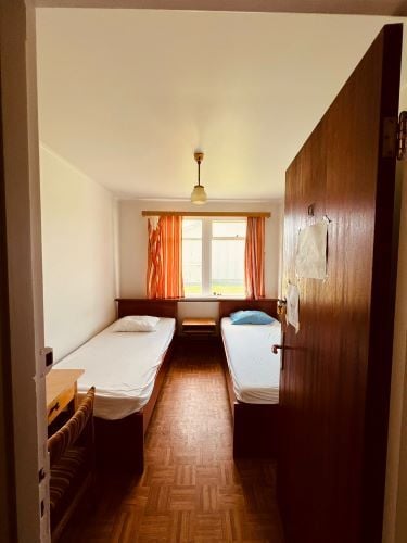 Zweibettzimmer beim Freiwilligenprojekt Organic Farming in Island mit AIFS