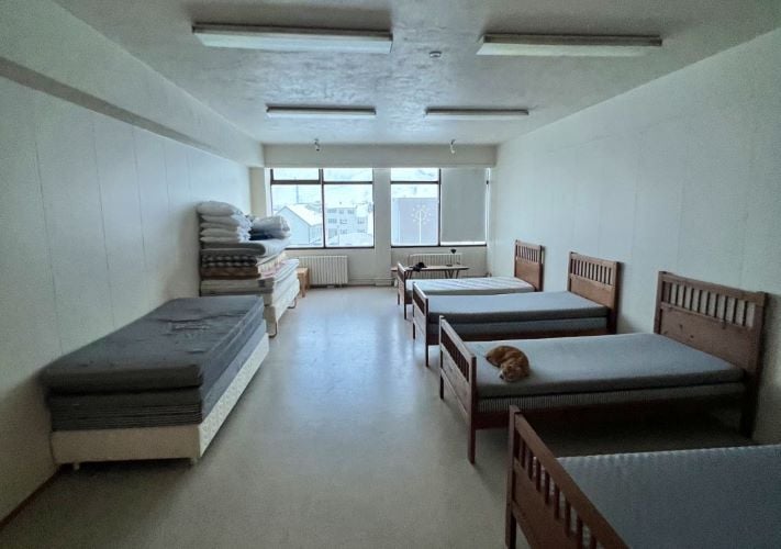 Schlafzimmer in der Unterkunft beim Forest and Beach Freiwilligenprojekt in Island