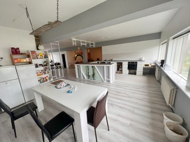 Küche in der Unterkunft beim Forest and Beach Freiwilligenprojekt in Island