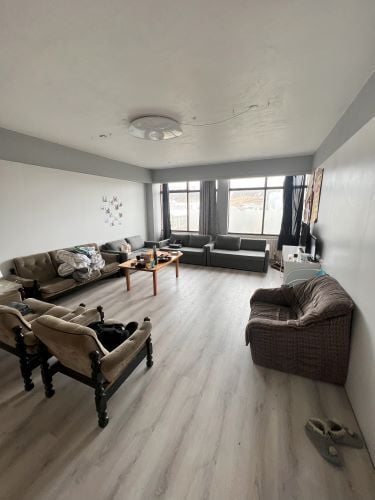 Wohnzimmer beim Freiwilligenprojekt Forest and Beach in Island