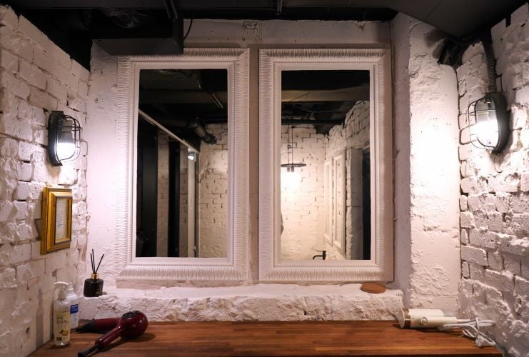 Bad der Unterkunft bei der Freiwilligenarbeit in Südkorea mit AIFS