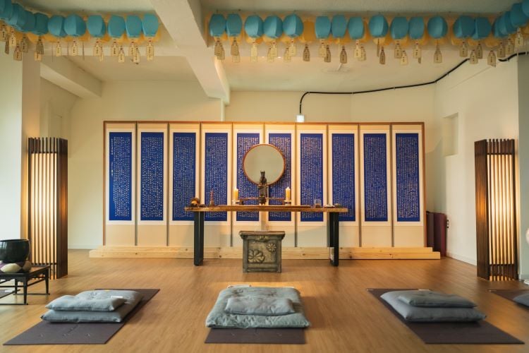 Tempelunterkunft bei der Freiwilligenarbeit in Südkorea mit AIFS