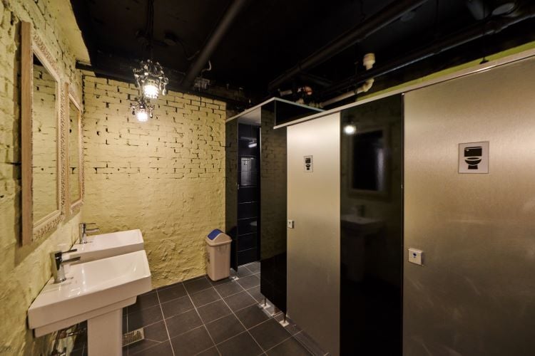 Badezimmer der Unterkunft bei der Freiwilligenarbeit in Südkorea mit AIFS