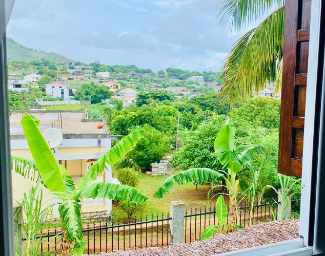 Ausblick der Unterkunft beim Freiwilligenprojekt in Madagaskar mit AIFS