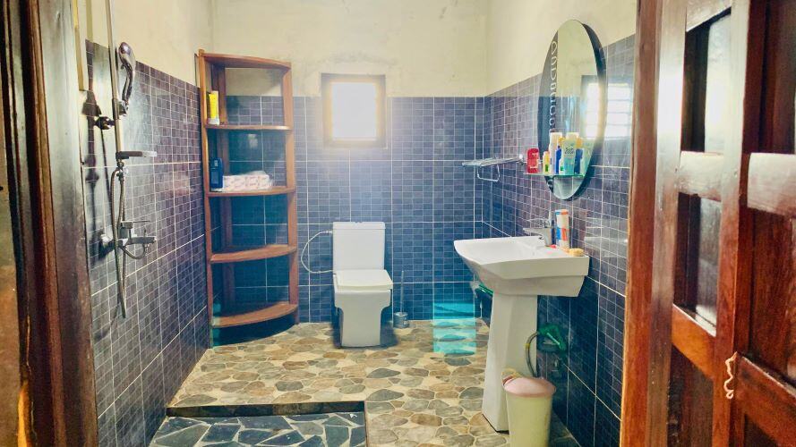 Badezimmer in der Volunteer Unterkunft in Madagaskar