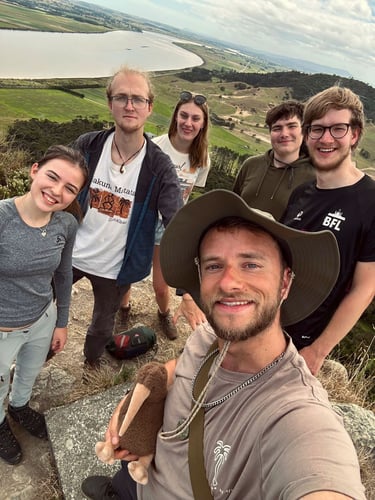 Volunteers bei ihrem Freiwilligenprojekt mit AIFS in Neuseeland