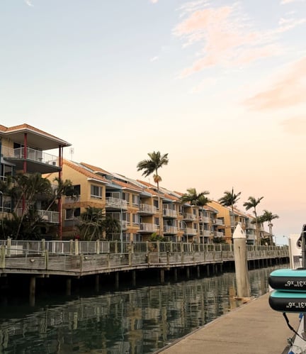 Häuser am Strand bei Neles High School Jahr in Australien mit AIFS