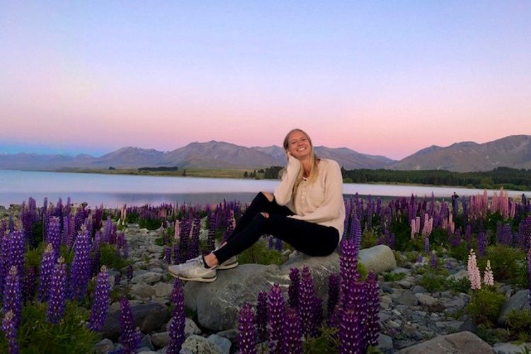 Annika am Lake Tekapo