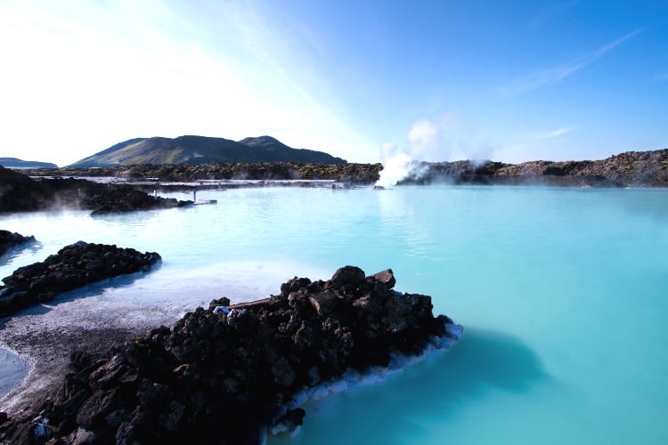 Die Blue Lagoon lädt zum Entspannen ein