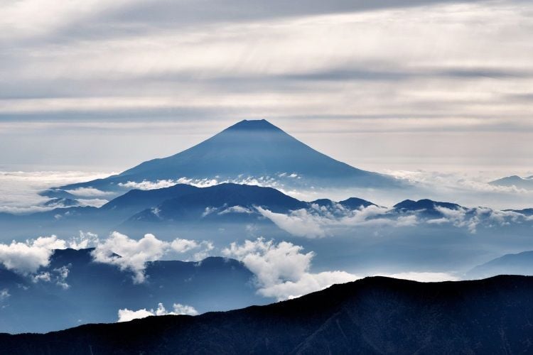 Blick auf den Fuji