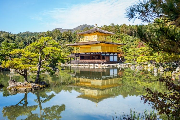 Goldener Tempel in Japan