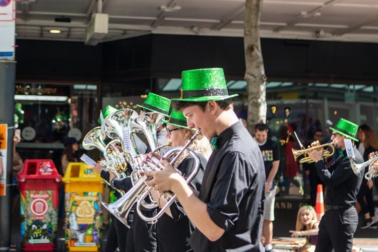 Irische Musik am St. Patrick's Day