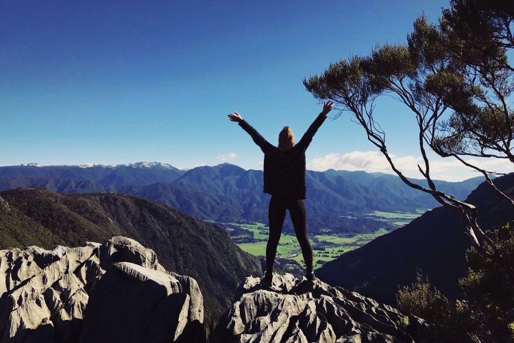 Svenja im Abel Tasman National Park