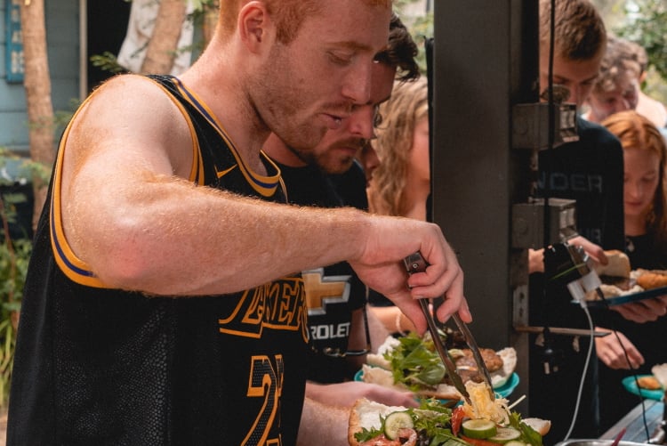 Leckeres Essen macht glücklich