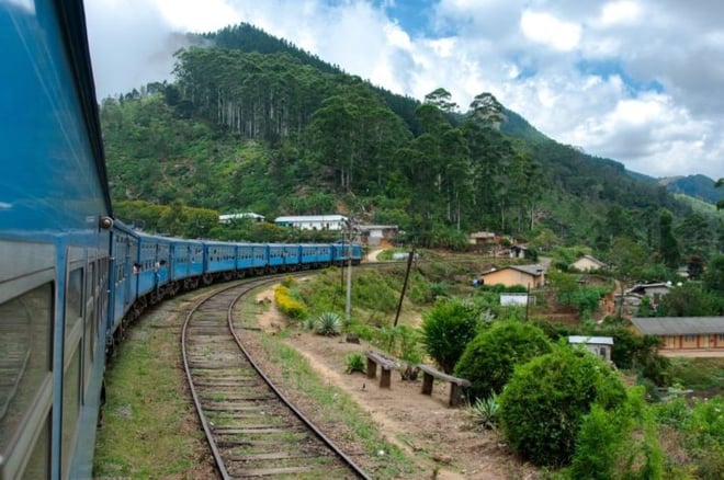 Zug fahren in Sri Lanka - ein MUSS