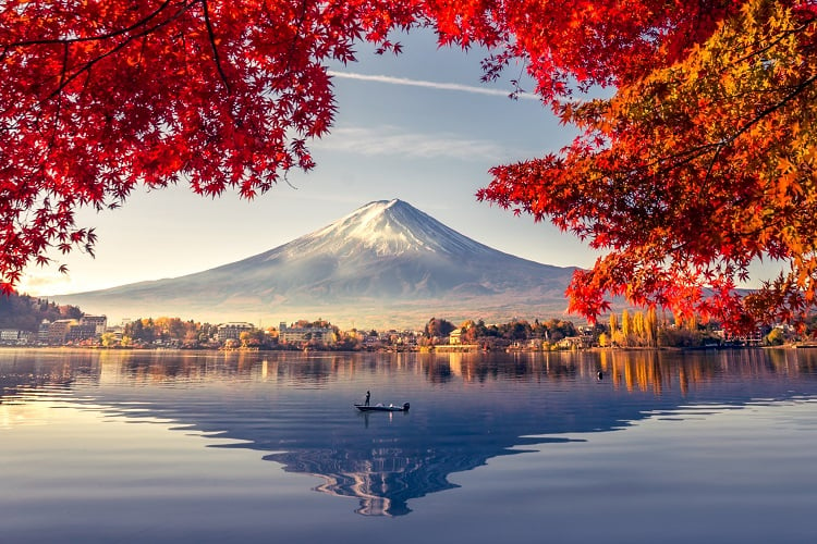 Der Mount Fuji in Japan