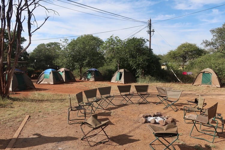 Campingplatz im Kruger National Park in Südafrika mit AIFS