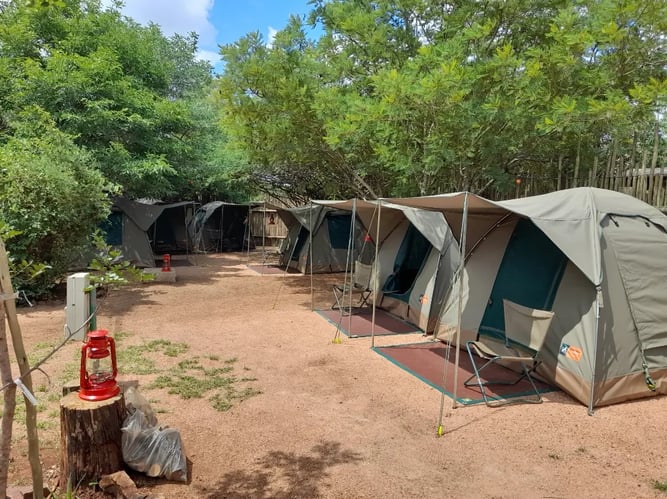 Camping im Sabi Camp im Kruger Nationalpark mit AIFS