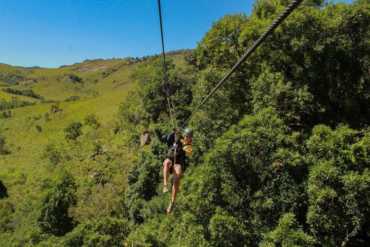 Zipline Abenteuer in Eswatinis Natur mit AIFS