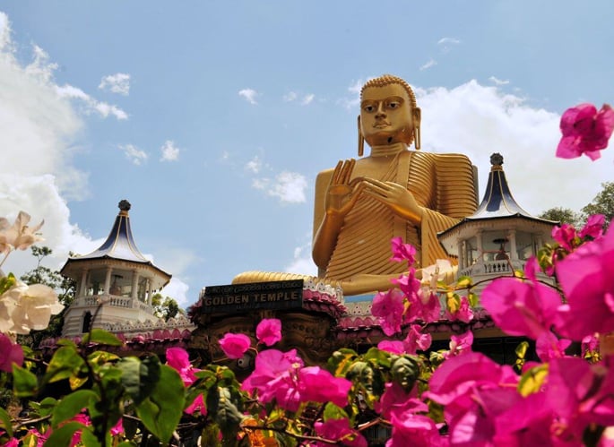 AIFS Abenteuerreise in Sri Lanka: Besichtigung der Dambulla-Höhlentempel