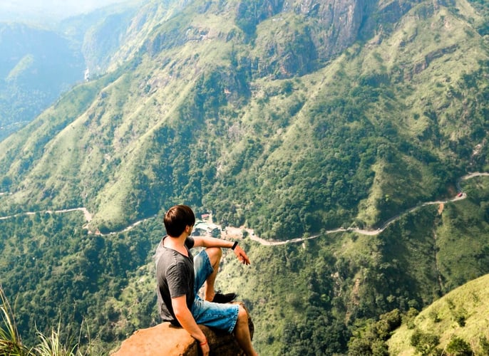 AIFS Teilnehmer genießen die Aussicht auf Ella Rock