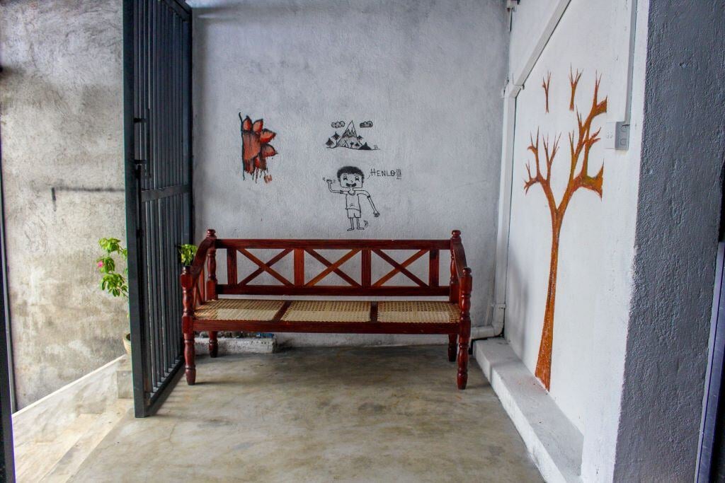 Freiwilligenprojekt in Sri Lanka: Unterkunft in Kandy, Außenansicht des Gebäudes.