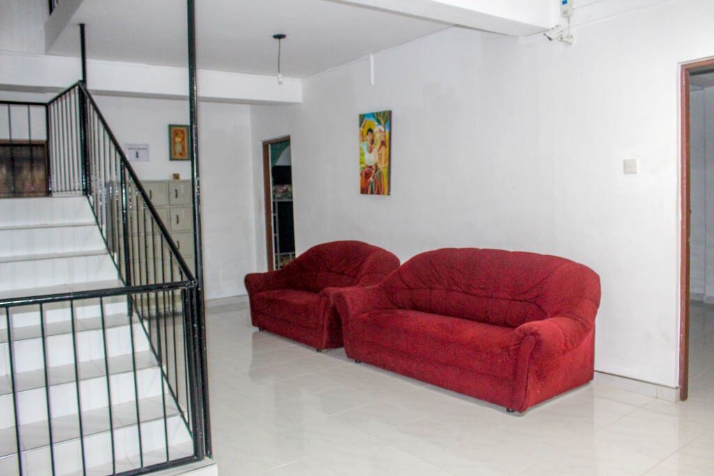 Freiwilligenprojekt in Sri Lanka: Sitzecke in der Unterkunft in Kandy.