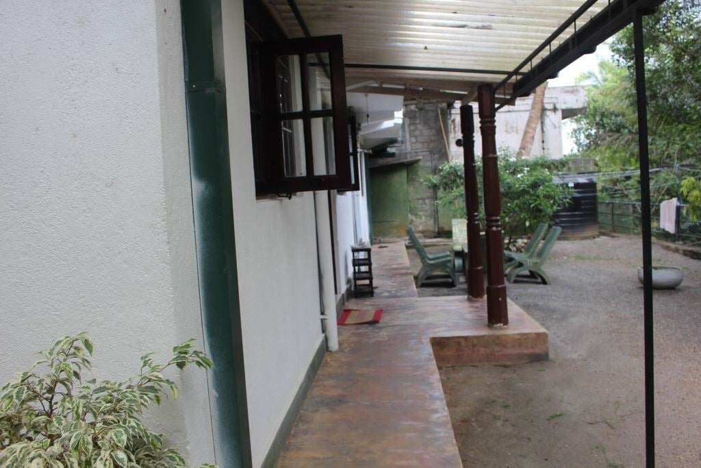 Freiwilligenprojekt in Sri Lanka: Terrasse der Unterkunft in Kandy.