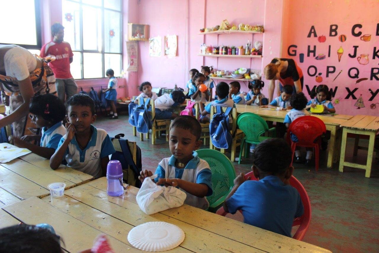 Freiwilligenprojekt in Sri Lanka: Klassenraum im Teaching Projekt von AIFS.