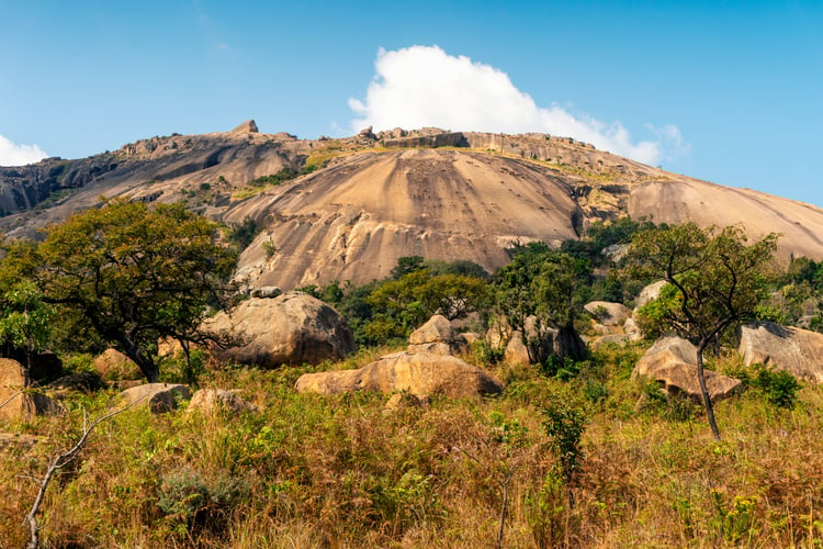 Der Sibebe Rock in Eswatini