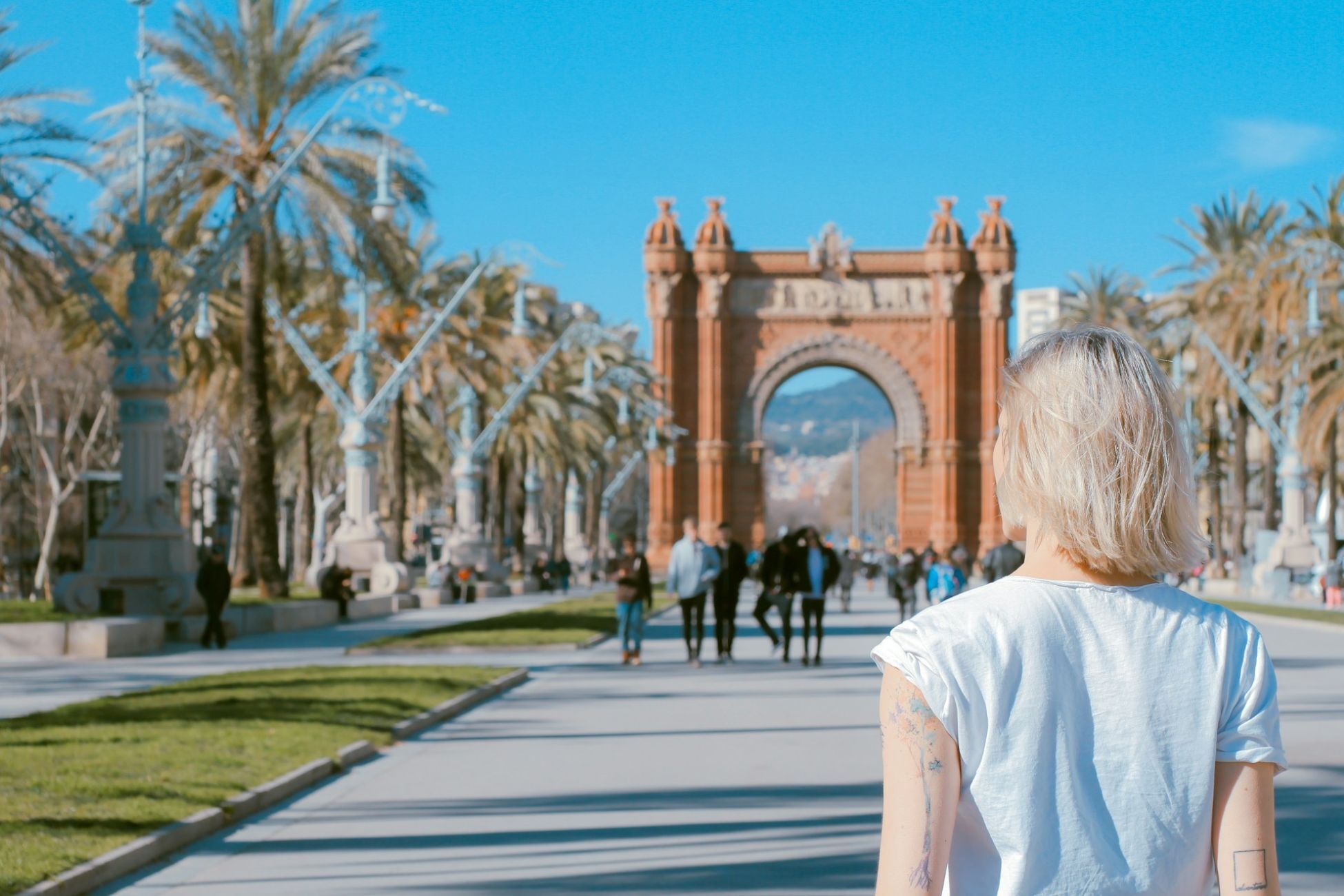AIFS Teilnehmerin in ihrem Auslandssemester in Barcelona, Spanien